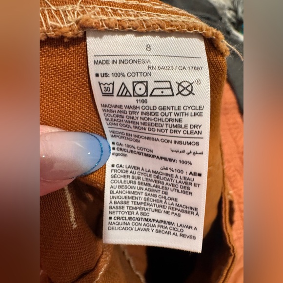 ✨NEW✨Old Navy Utility Mini Skirt - Rust - size 8 - Picture 9 of 11